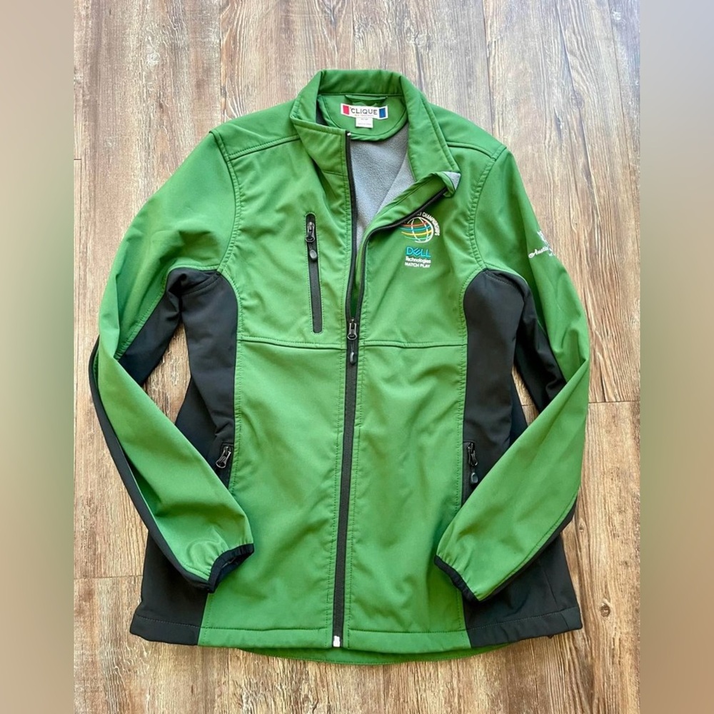 Women’s Green & Black Golf Tournament Jacket Size Medium